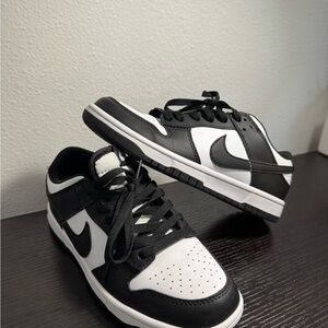 Nike Black and White Low-Top Sneakers